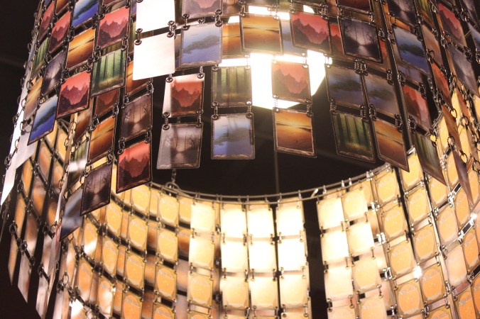 Unhinged Full Art Land-o-lier up close