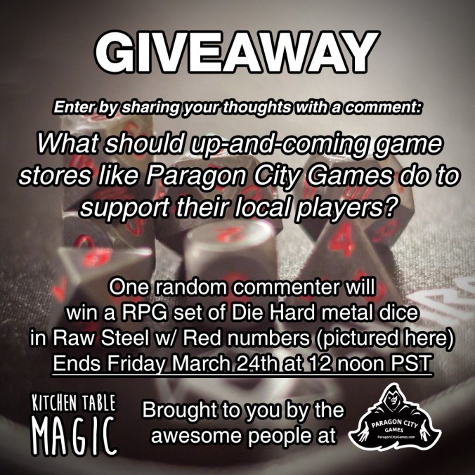 Giveaway RPG Set Raw Steel in red